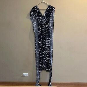 Ravon by Von Vonni Maxi Convertible Dress One Size Womens Zebra Animal Print